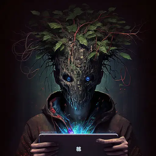 VisionFX artwork preview showcasing AI-generated visual content