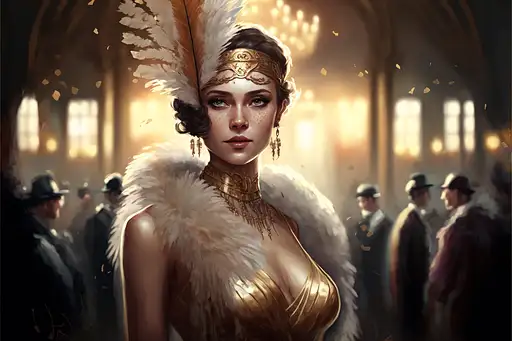 VisionFX artwork preview showcasing AI-generated visual content