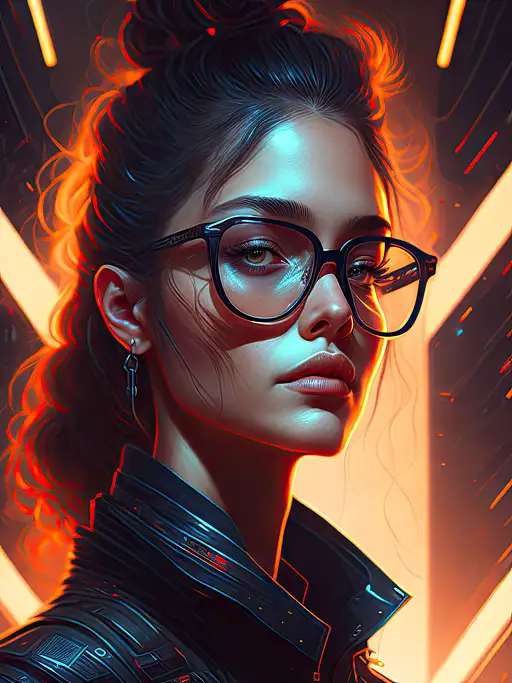 VisionFX artwork preview showcasing AI-generated visual content