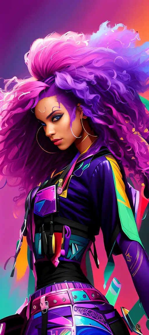 VisionFX artwork preview showcasing AI-generated visual content