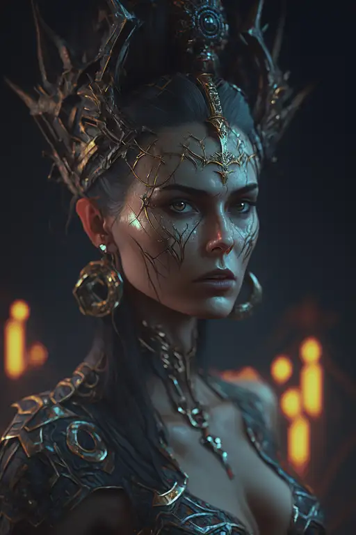 VisionFX artwork preview showcasing AI-generated visual content