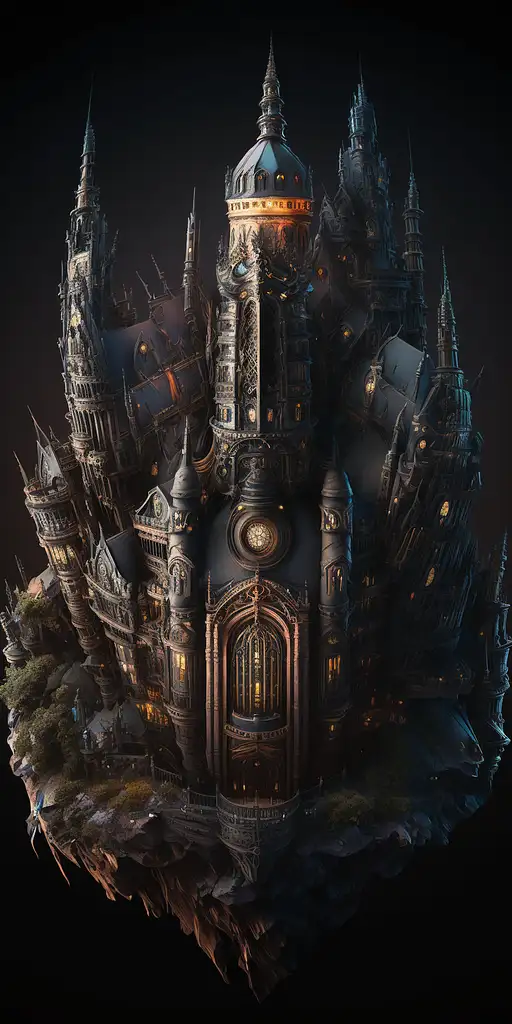 VisionFX artwork preview showcasing AI-generated visual content