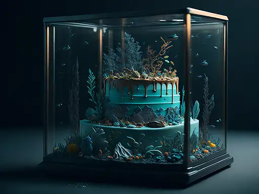 VisionFX artwork preview showcasing AI-generated visual content