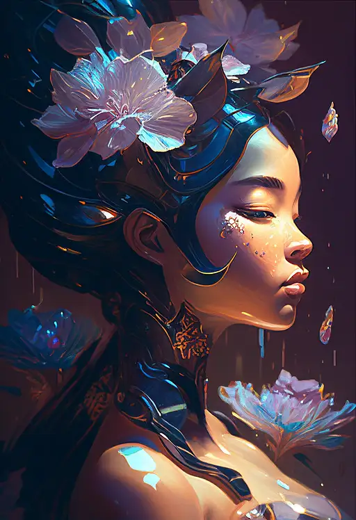 VisionFX artwork preview showcasing AI-generated visual content