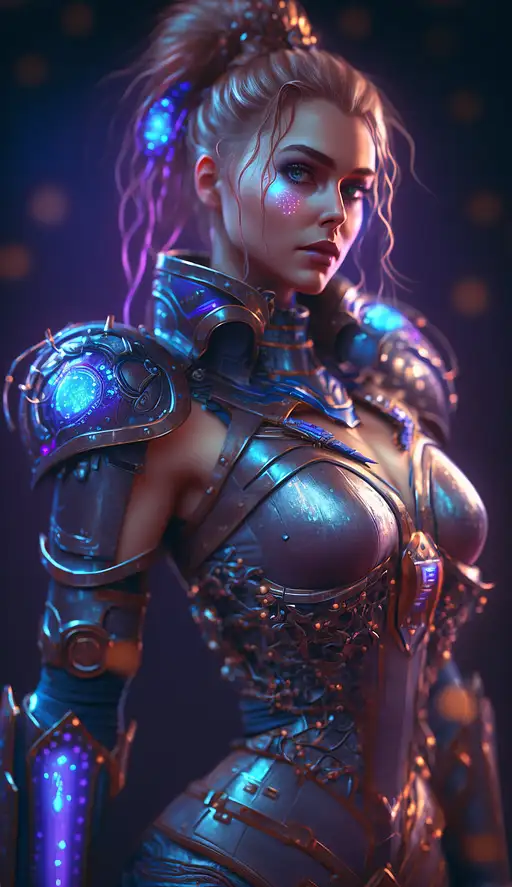 VisionFX artwork preview showcasing AI-generated visual content