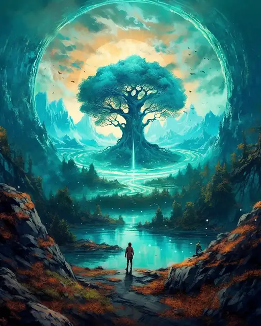 VisionFX artwork preview showcasing AI-generated visual content