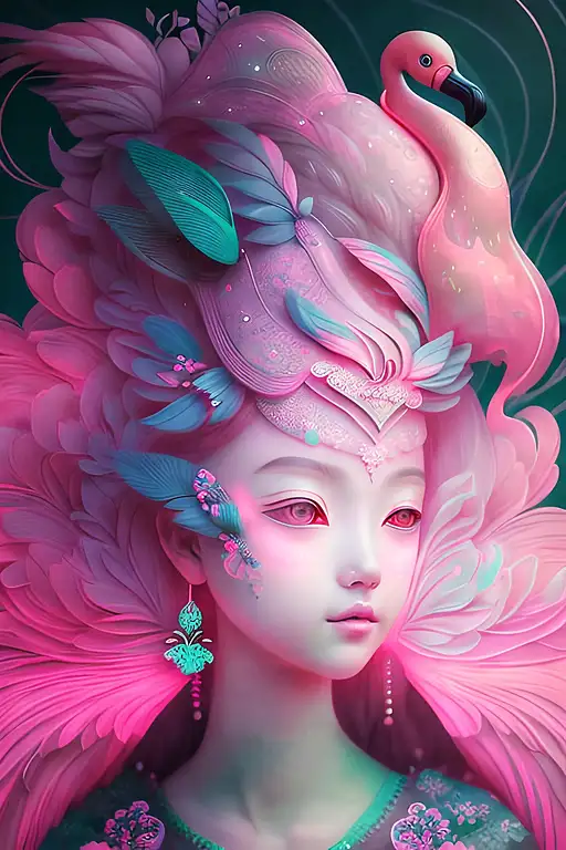 VisionFX artwork preview showcasing AI-generated visual content