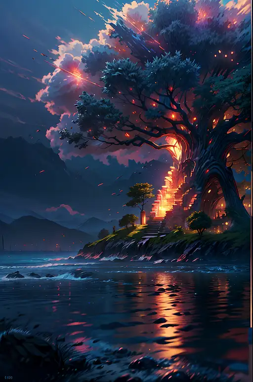 VisionFX artwork preview showcasing AI-generated visual content