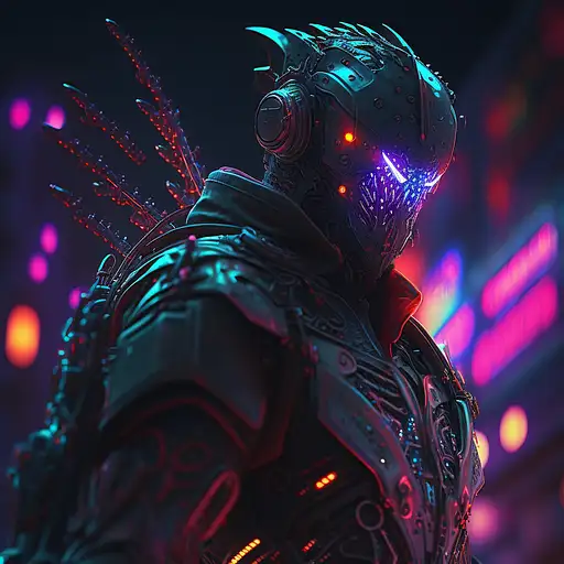 VisionFX artwork preview showcasing AI-generated visual content