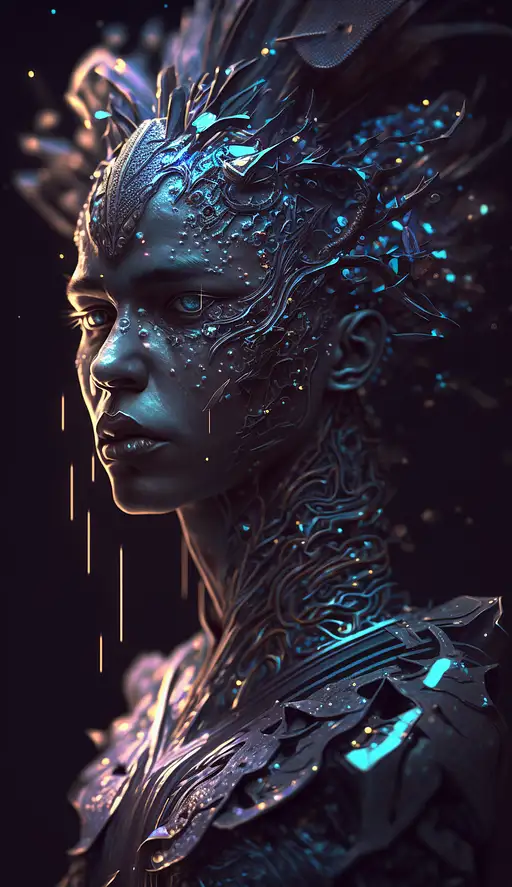 VisionFX artwork preview showcasing AI-generated visual content