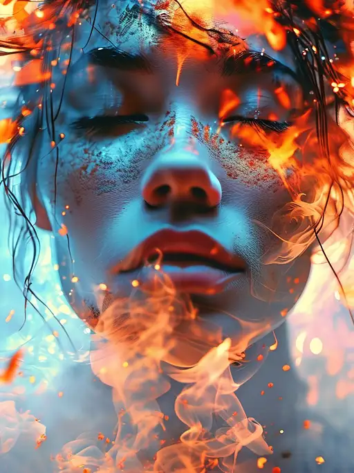 VisionFX artwork preview showcasing AI-generated visual content