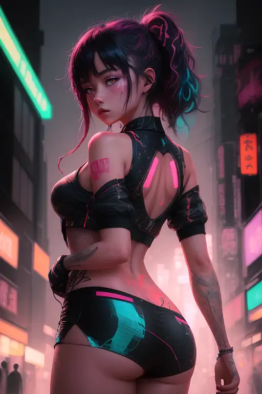 VisionFX artwork preview showcasing AI-generated visual content