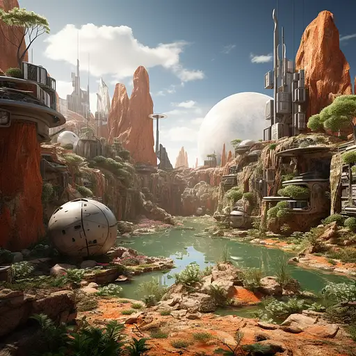 VisionFX artwork preview showcasing AI-generated visual content