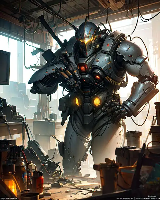 VisionFX artwork preview showcasing AI-generated visual content