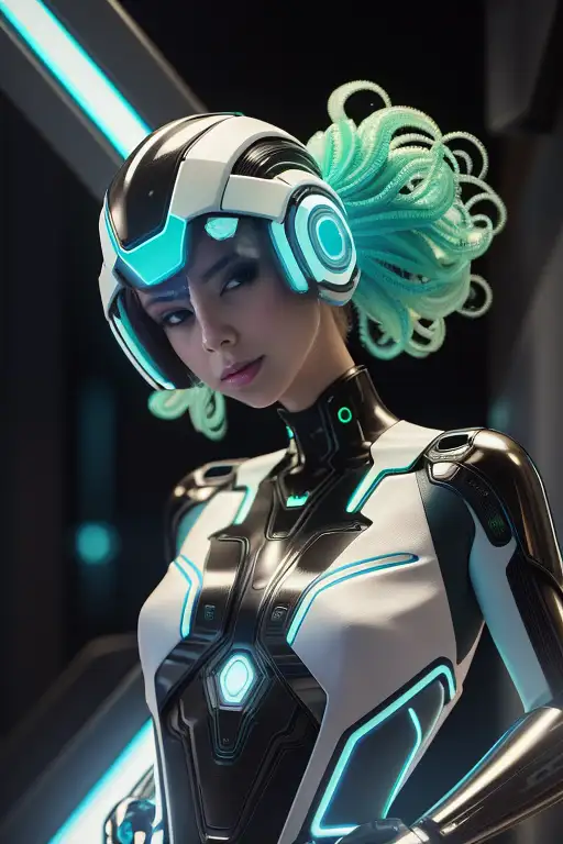 VisionFX artwork preview showcasing AI-generated visual content