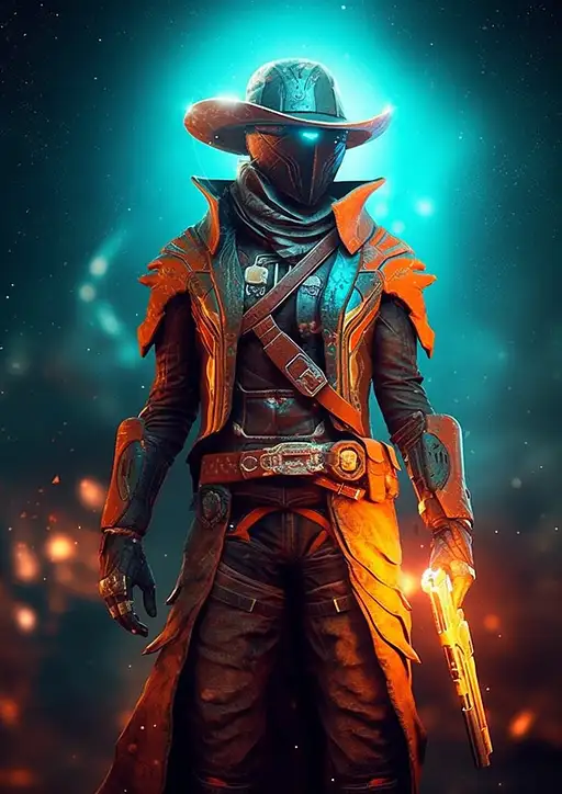 VisionFX artwork preview showcasing AI-generated visual content