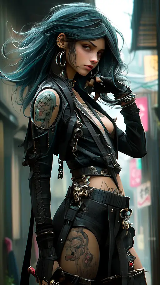VisionFX artwork preview showcasing AI-generated visual content