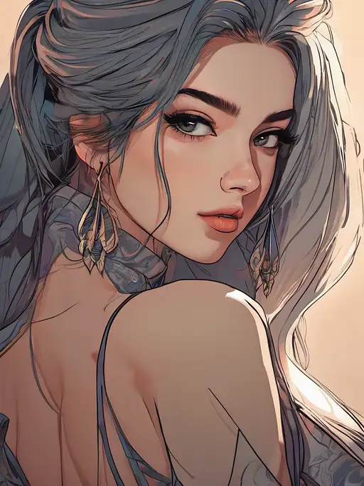 VisionFX artwork preview showcasing AI-generated visual content