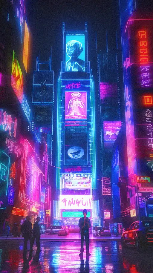 VisionFX artwork preview showcasing AI-generated visual content