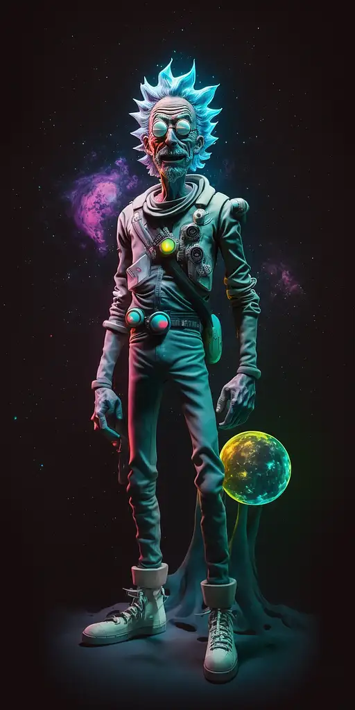 VisionFX artwork preview showcasing AI-generated visual content