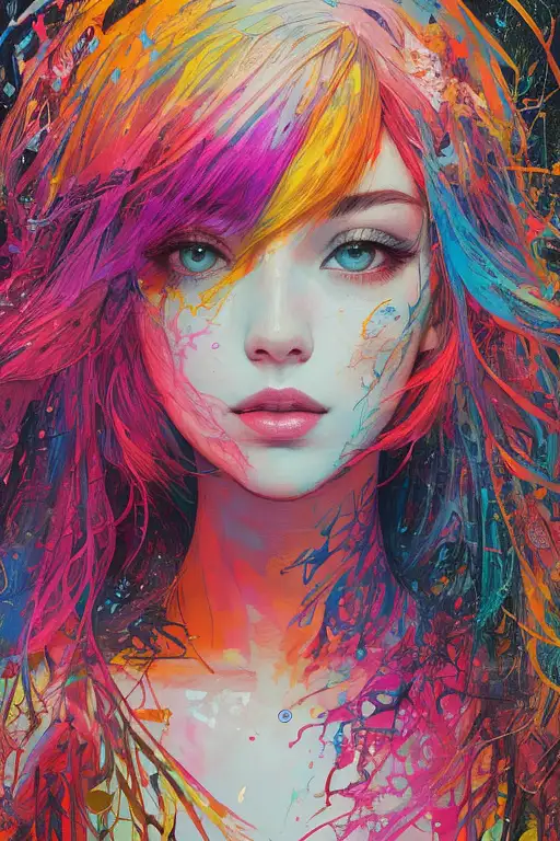 VisionFX artwork preview showcasing AI-generated visual content