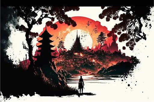 VisionFX artwork preview showcasing AI-generated visual content