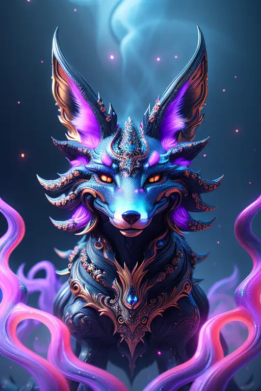 VisionFX artwork preview showcasing AI-generated visual content