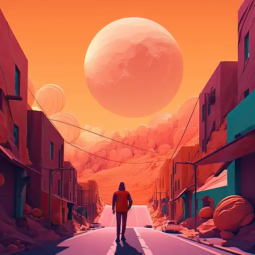 VisionFX artwork preview showcasing AI-generated visual content