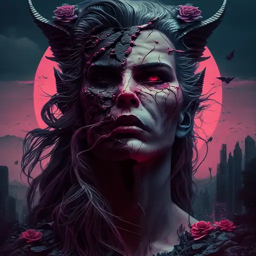 VisionFX artwork preview showcasing AI-generated visual content