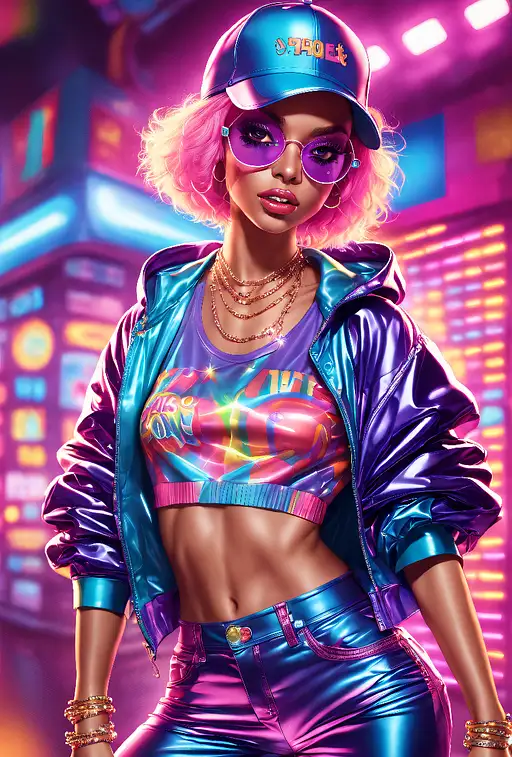 VisionFX artwork preview showcasing AI-generated visual content