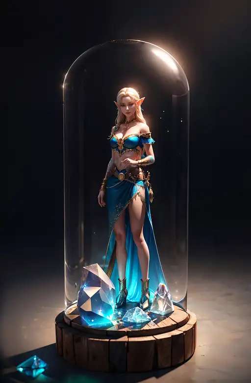 VisionFX artwork preview showcasing AI-generated visual content