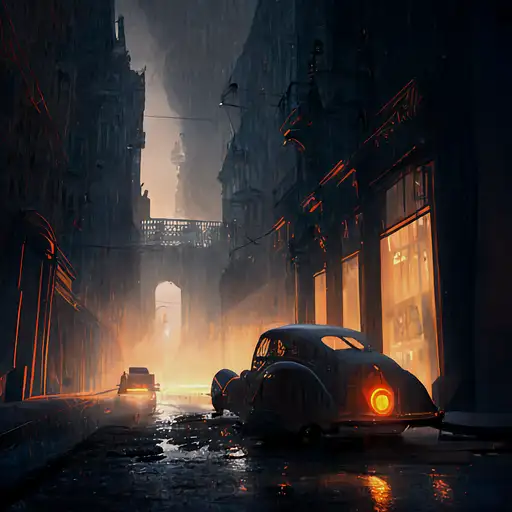 VisionFX artwork preview showcasing AI-generated visual content