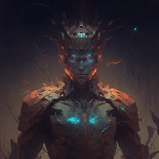 VisionFX artwork preview showcasing AI-generated visual content