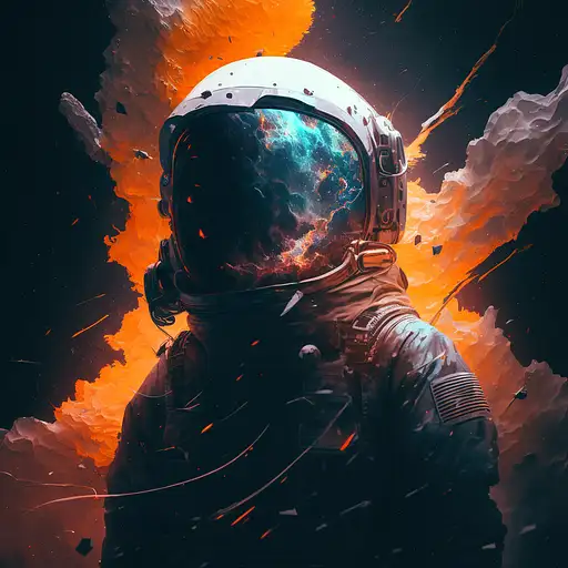 VisionFX artwork preview showcasing AI-generated visual content