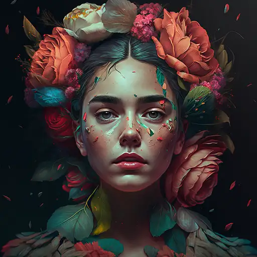 VisionFX artwork preview showcasing AI-generated visual content