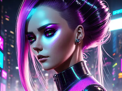 VisionFX artwork preview showcasing AI-generated visual content