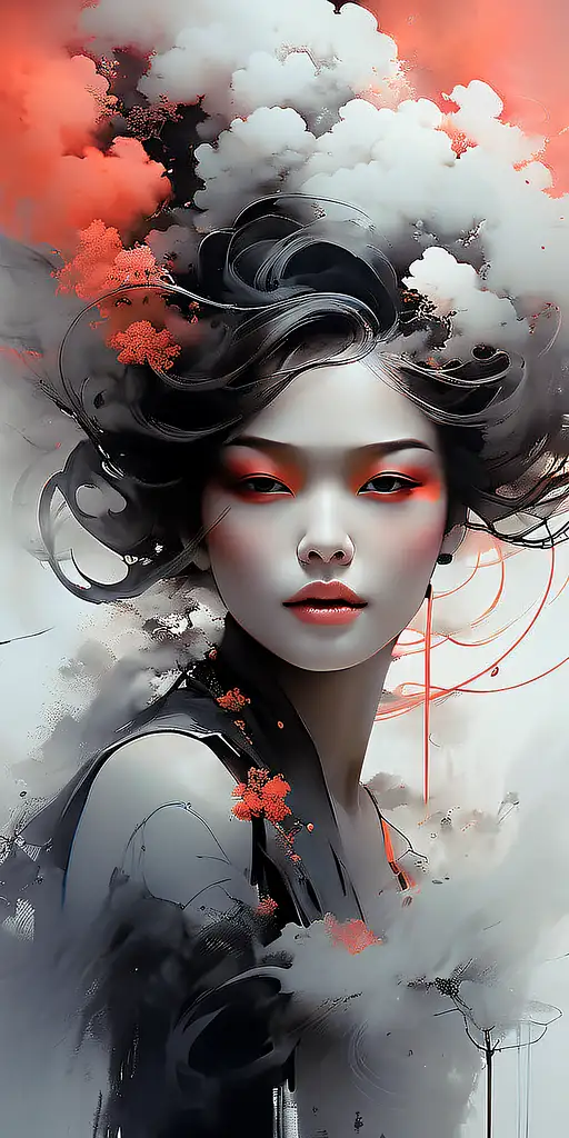 VisionFX artwork preview showcasing AI-generated visual content