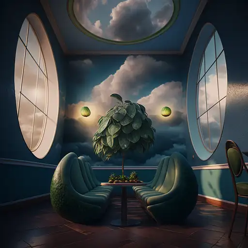 VisionFX artwork preview showcasing AI-generated visual content