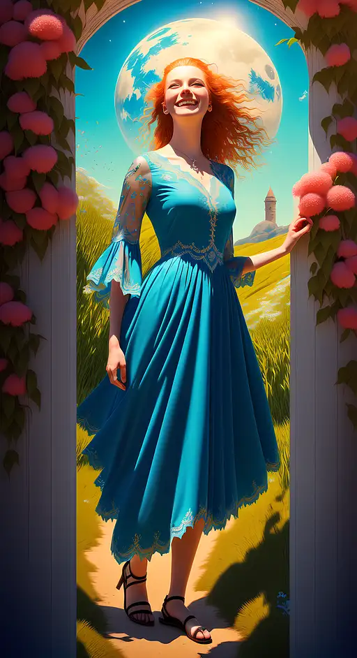 VisionFX artwork preview showcasing AI-generated visual content