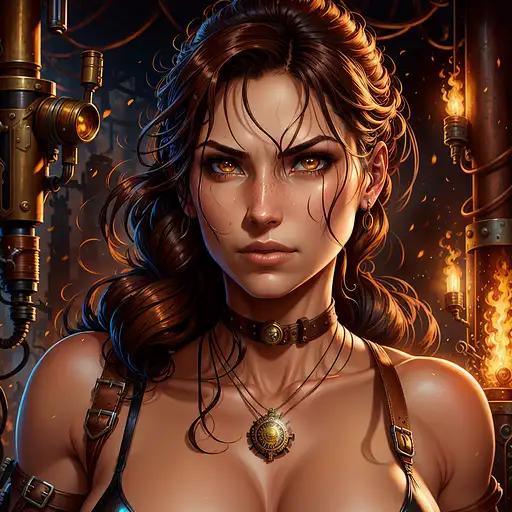 VisionFX artwork preview showcasing AI-generated visual content