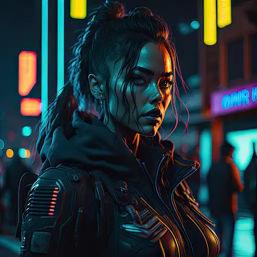 VisionFX artwork preview showcasing AI-generated visual content