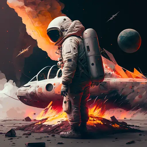 VisionFX artwork preview showcasing AI-generated visual content