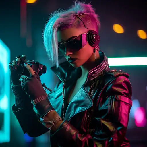 VisionFX artwork preview showcasing AI-generated visual content