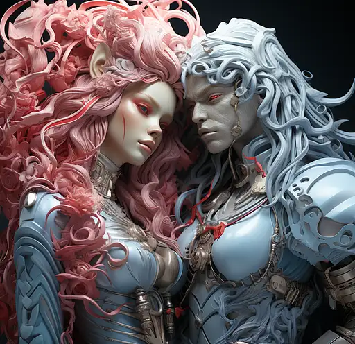 VisionFX artwork preview showcasing AI-generated visual content