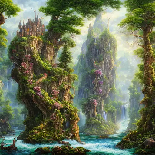 VisionFX artwork preview showcasing AI-generated visual content