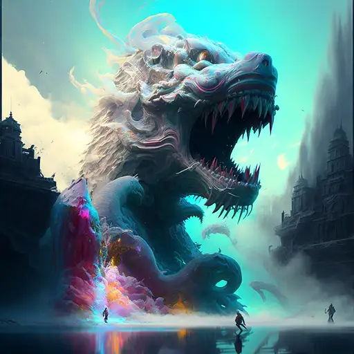 VisionFX artwork preview showcasing AI-generated visual content