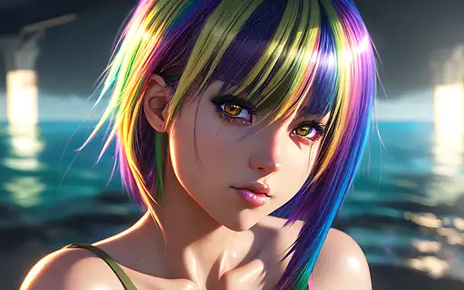 VisionFX artwork preview showcasing AI-generated visual content