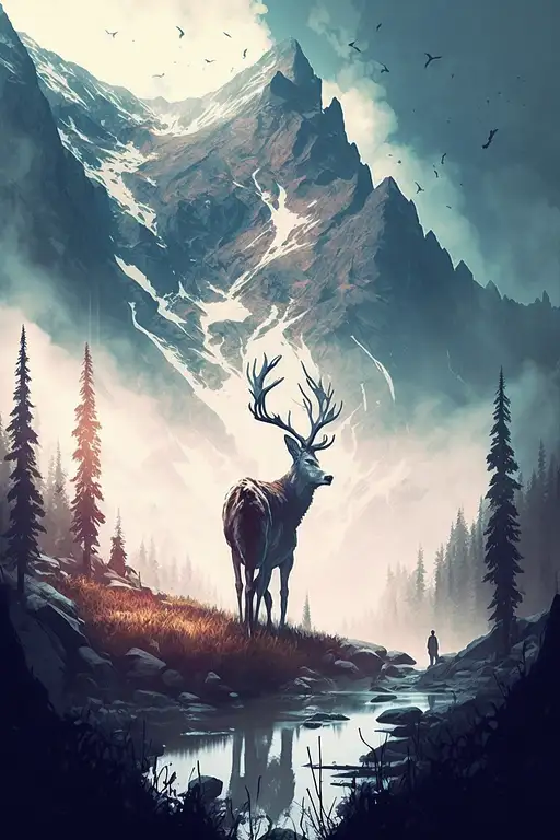 VisionFX artwork preview showcasing AI-generated visual content