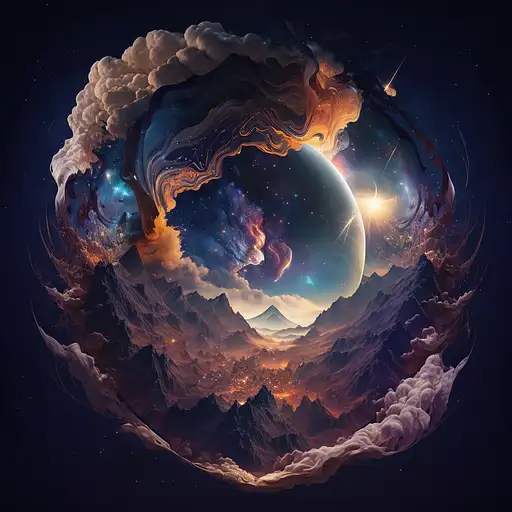 VisionFX artwork preview showcasing AI-generated visual content