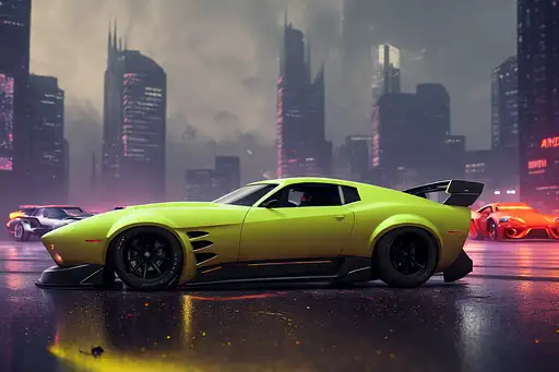 VisionFX artwork preview showcasing AI-generated visual content
